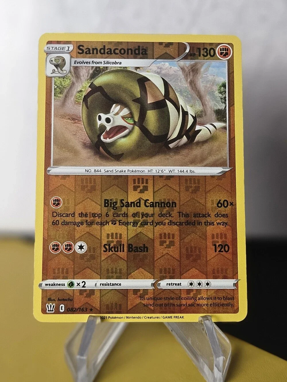 Sandaconda 082/163 Pokemon TCG Reverse Holo Rare